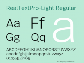 RealTextPro-Light