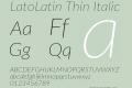 LatoLatin Thin