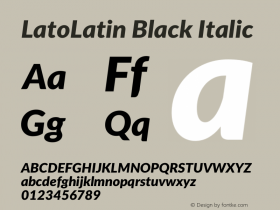 LatoLatin Black