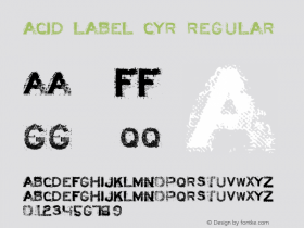 Acid Label Cyr
