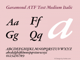 Garamond ATF Text