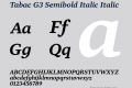 Tabac G3 Semibold Italic