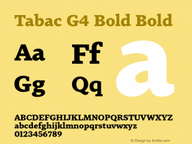 Tabac G4 Bold