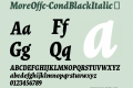 MoreOffc-CondBlackItalic