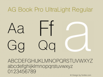AG Book Pro UltraLight