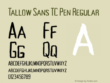 Tallow Sans TC Pen