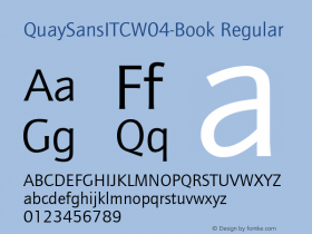 QuaySansITC-Book