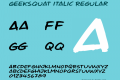 Geeksquat Italic