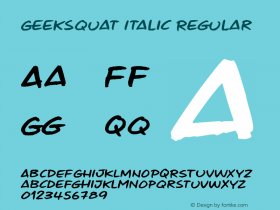 Geeksquat Italic