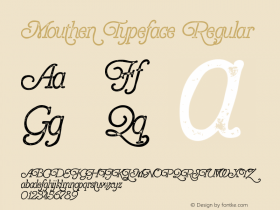 Mouthen Typeface