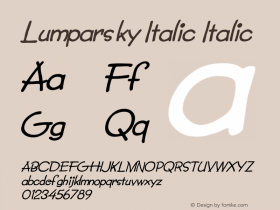 Lumparsky Italic