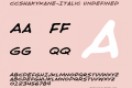 CCShakyKane-Italic