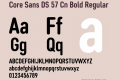 Core Sans DS 57 Cn Bold