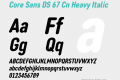 Core Sans DS 67 Cn Heavy