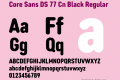 Core Sans DS 77 Cn Black
