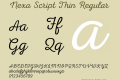 Nexa Script Thin