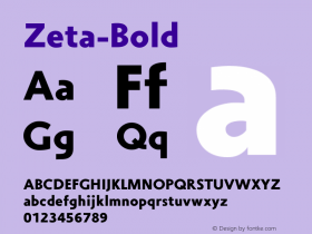 Zeta-Bold