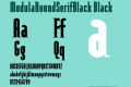 ModulaRoundSerifBlack