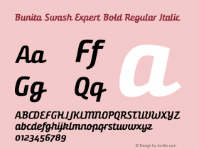 Bunita Swash Expert Bold