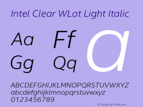 Intel Clear WLat Light