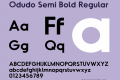 Odudo Semi Bold