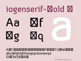 iogenserif-Bold