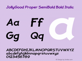 JollyGood Proper SemiBold