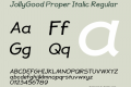 JollyGood Proper Italic