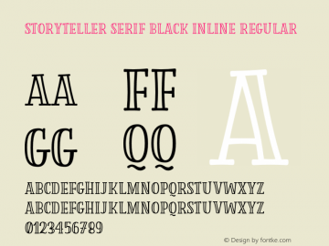 Storyteller Serif Black Inline