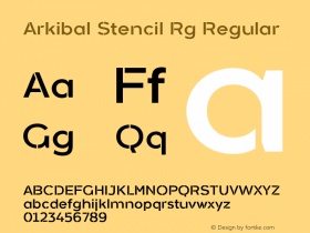 Arkibal Stencil Rg