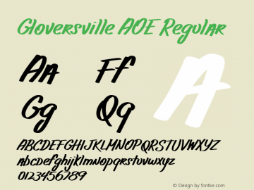 Gloversville AOE