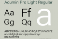 Acumin Pro Light