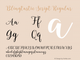 Blingtastic Script