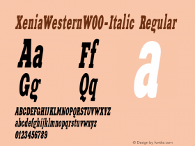 XeniaWestern-Italic