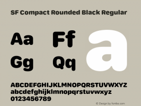 SF Compact Rounded Black