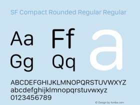 SF Compact Rounded Regular