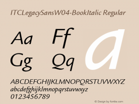 ITCLegacySans-BookItalic