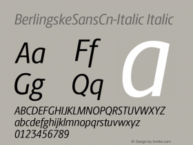 BerlingskeSansCn-Italic