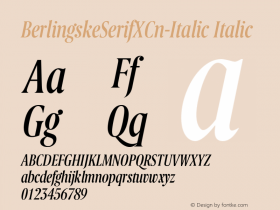 BerlingskeSerifXCn-Italic