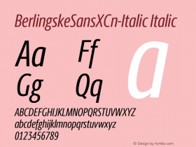 BerlingskeSansXCn-Italic