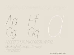 MarkPro-CondHairlineItalic