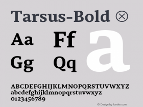 Tarsus-Bold