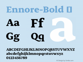 Ennore-Bold