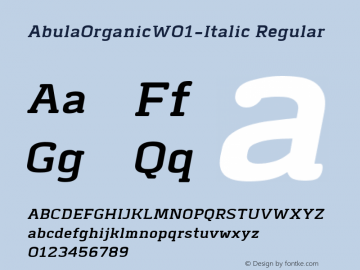 AbulaOrganic-Italic