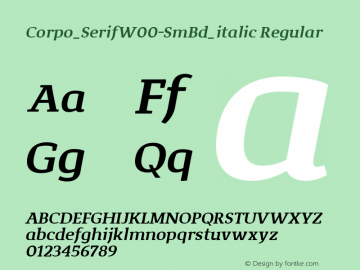 Corpo_Serif-SmBd_italic