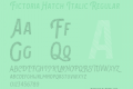 Fictoria Hatch Italic