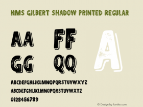 HMS Gilbert Shadow Printed