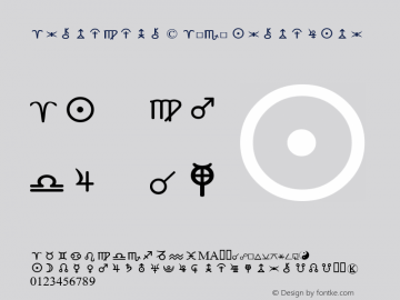 AstroFont © ASHS