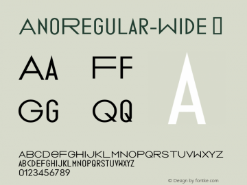 AnoRegular-Wide