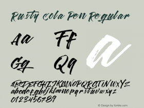 Rusty Cola Pen